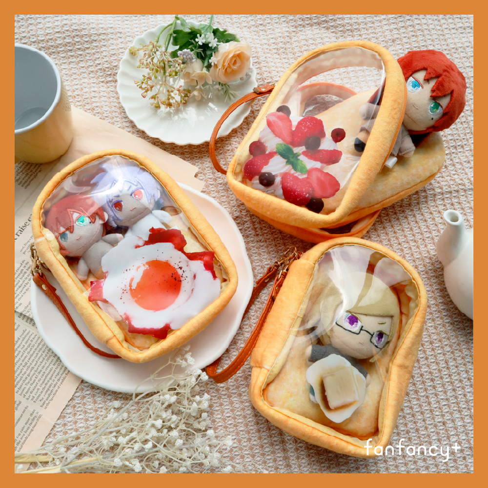 トーストぬいぐるみポーチ