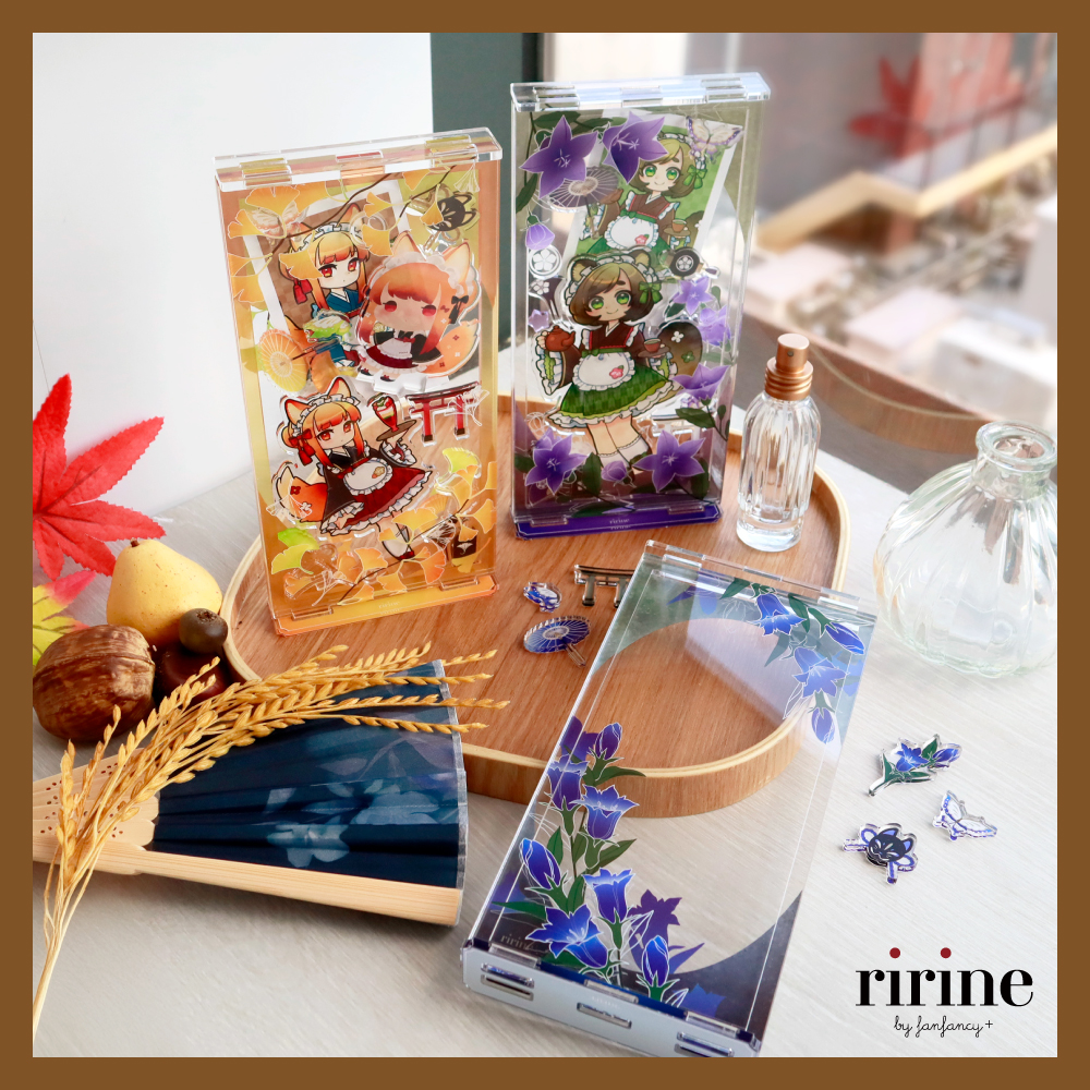 桔梗／竜胆／銀杏アクリルフレーム