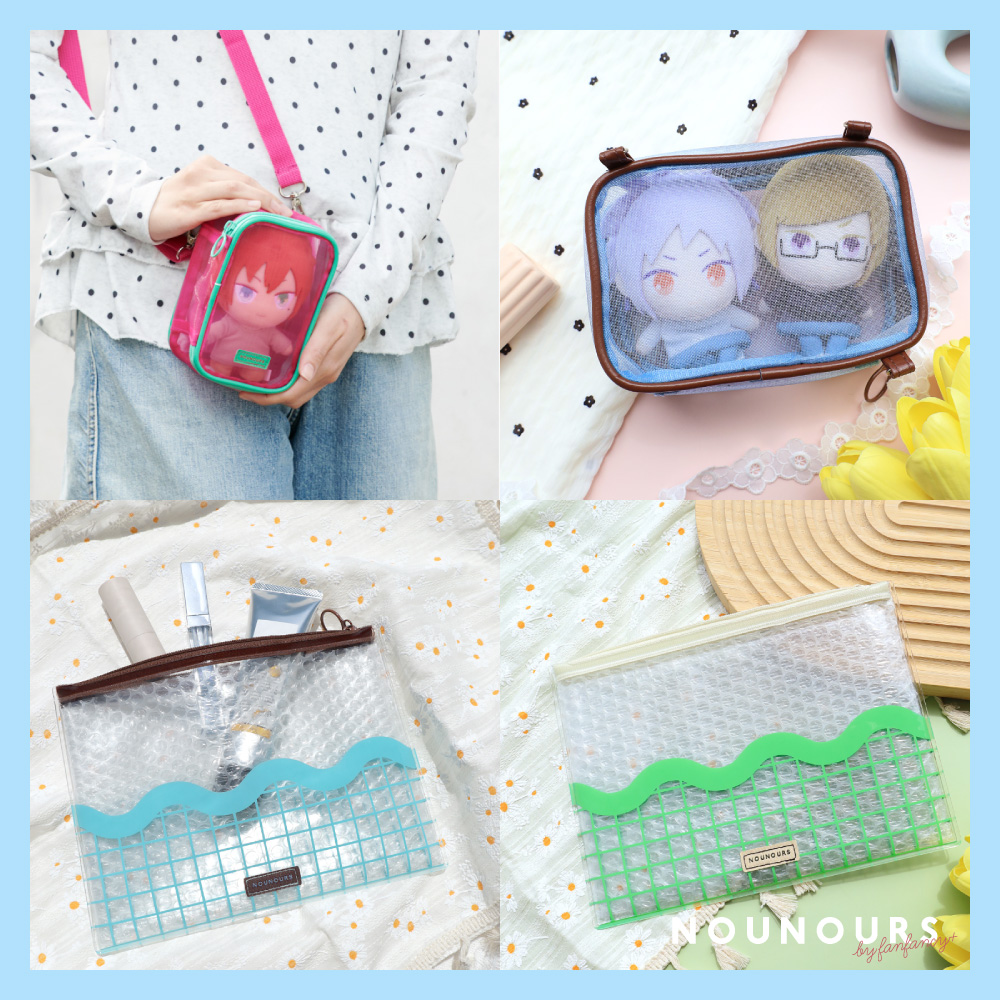 レトロポップ メッシュポーチ/バブルクッションポーチ